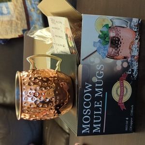 NEW Moscow mule mugs set of 4